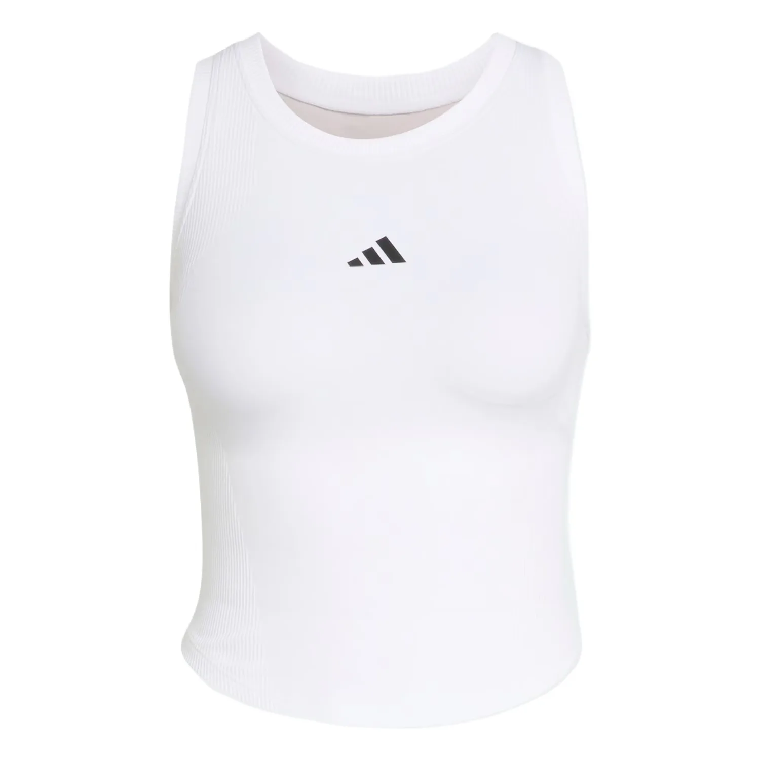 Adidas Футболка для йоги женская белая Racerback