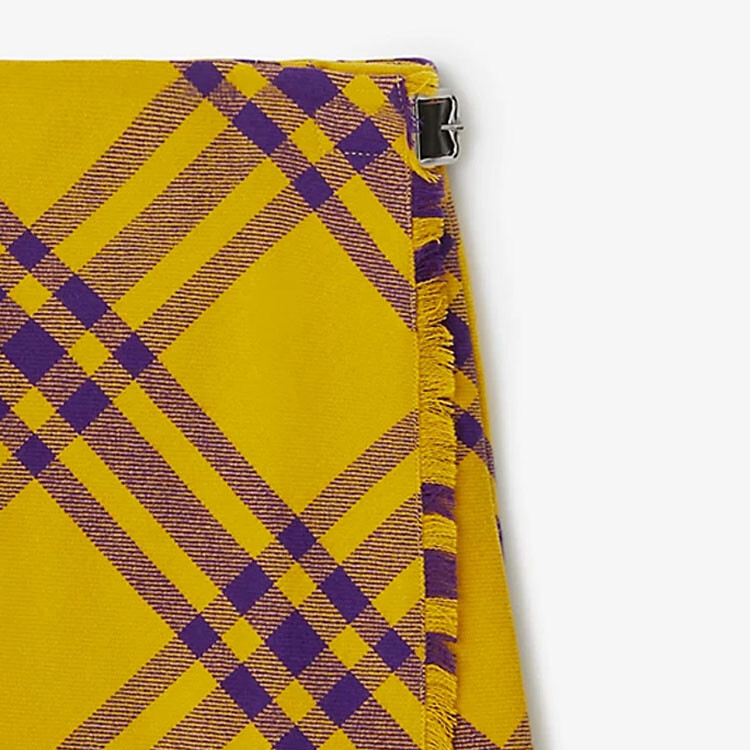 Юбка женская Burberry, повседневная, нектарин — фото 4