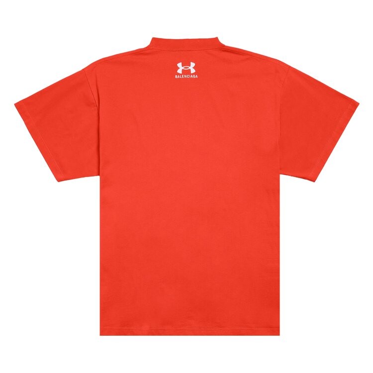 Футболка Balenciaga x Under Armour T-Shirt, цвет Red/White — фото 2
