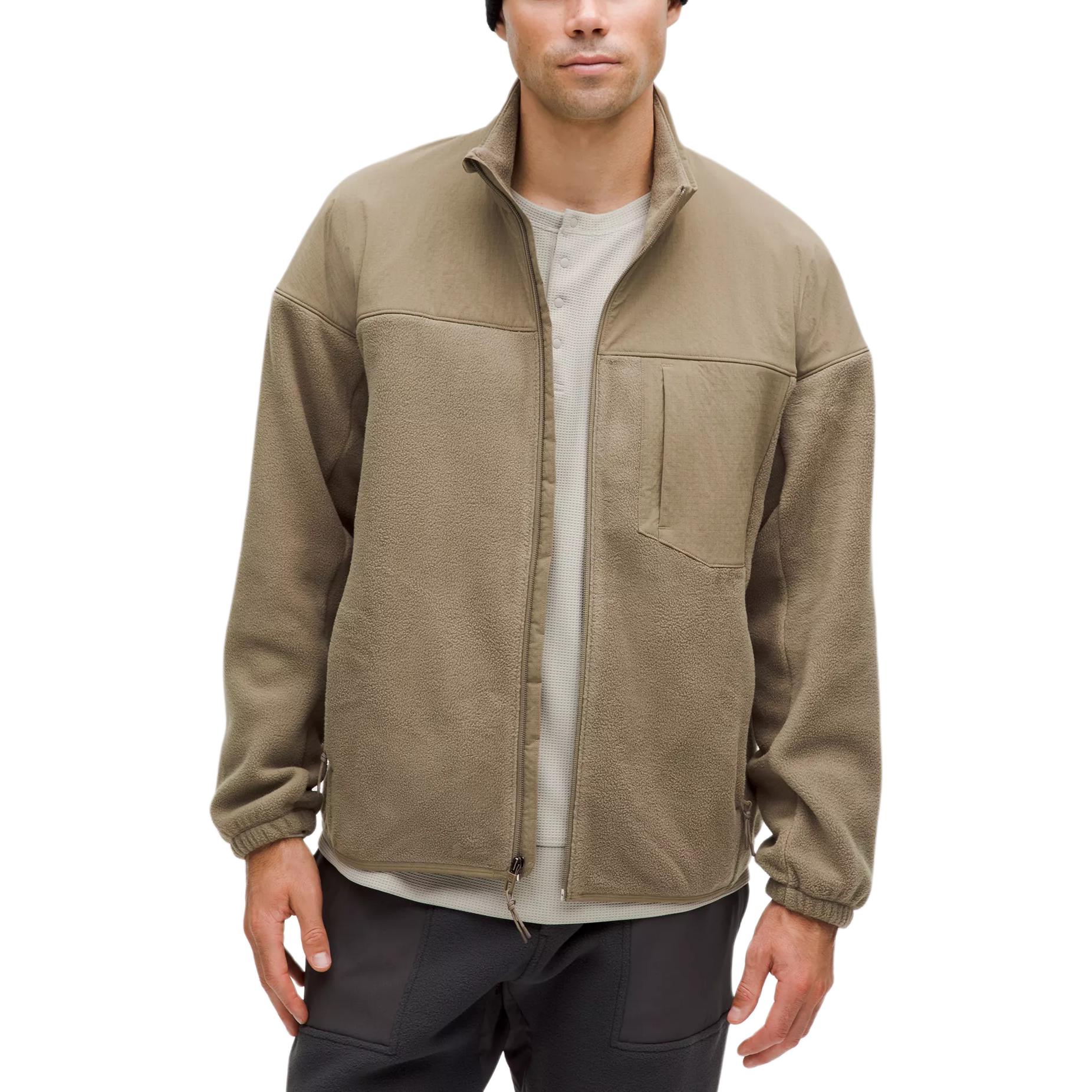 

Мужская куртка из флиса рипстоп Lululemon, коричневый