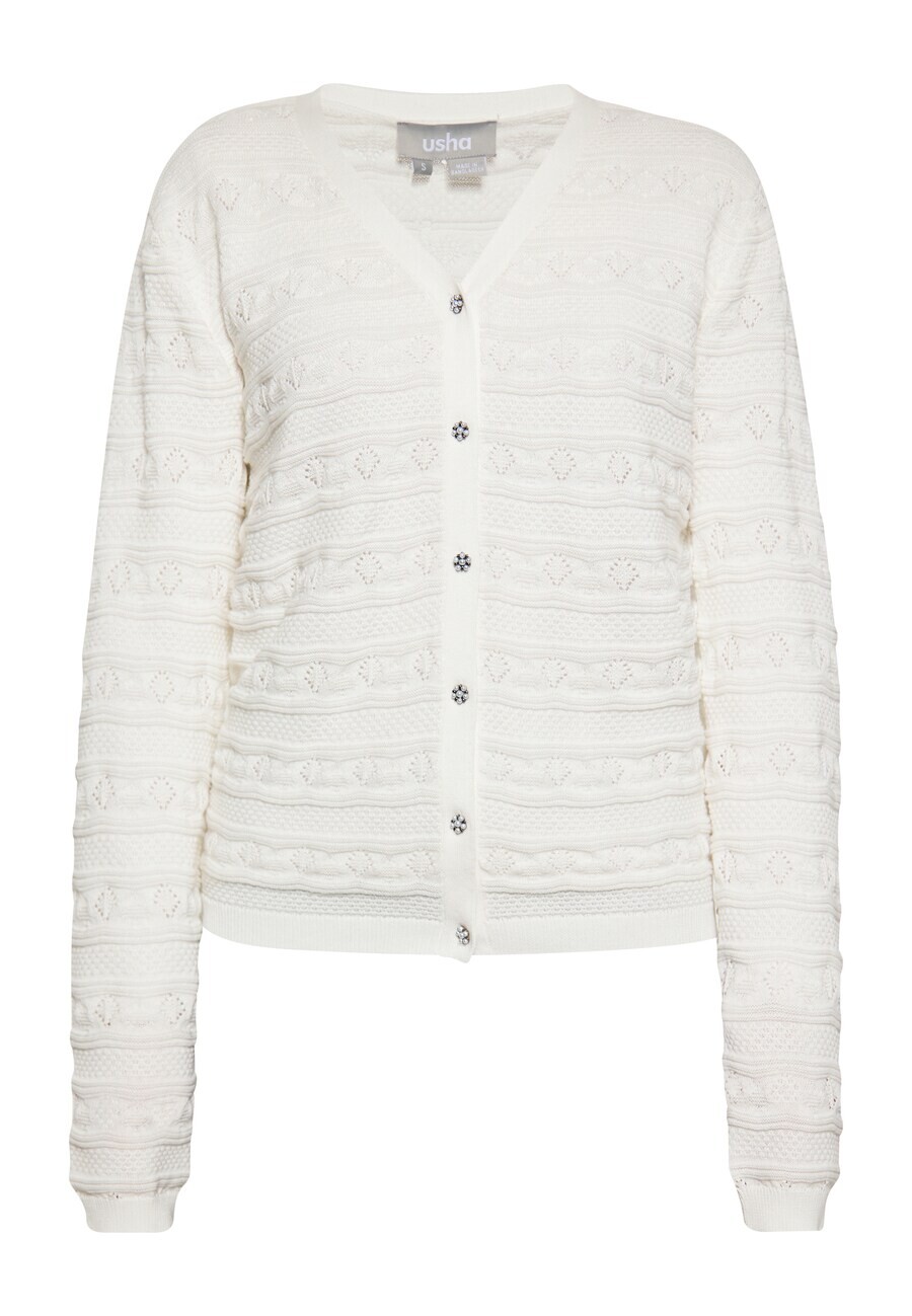 

Вязаный кардиган Usha Knit Cardigan, белый