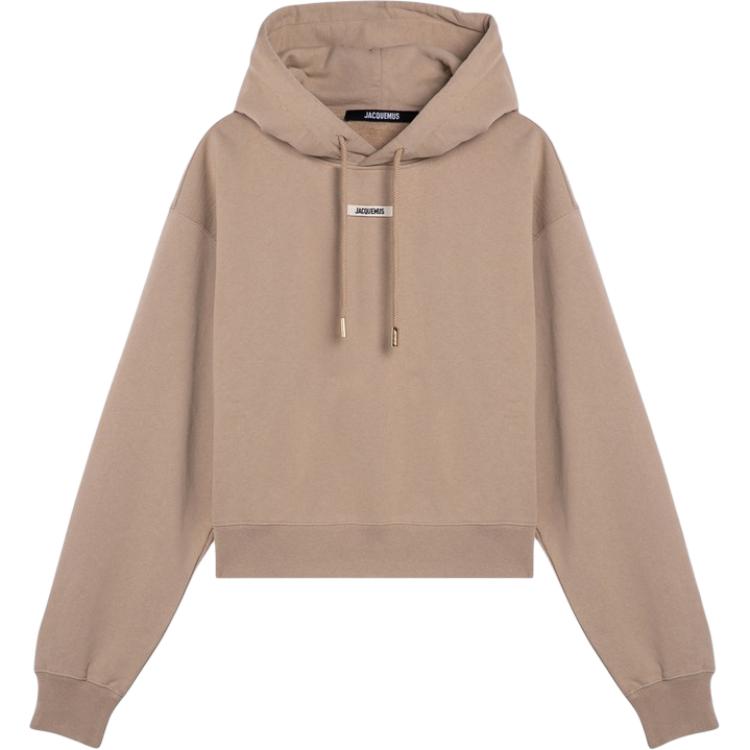 

Худи с логотипом и шнурком Jacquemus, бежевый