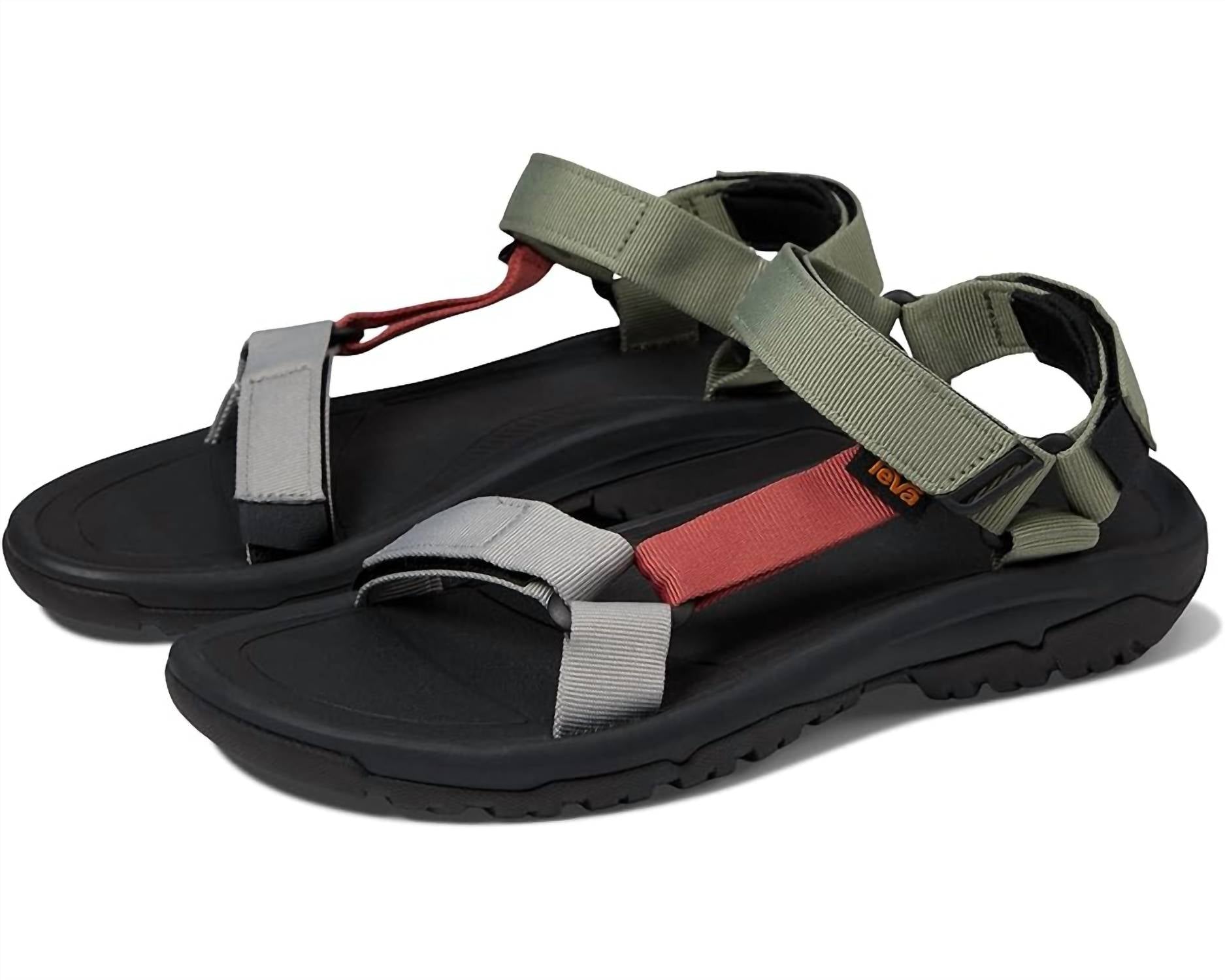 

Мужские сандалии Teva, цвет olivine / brick red multi