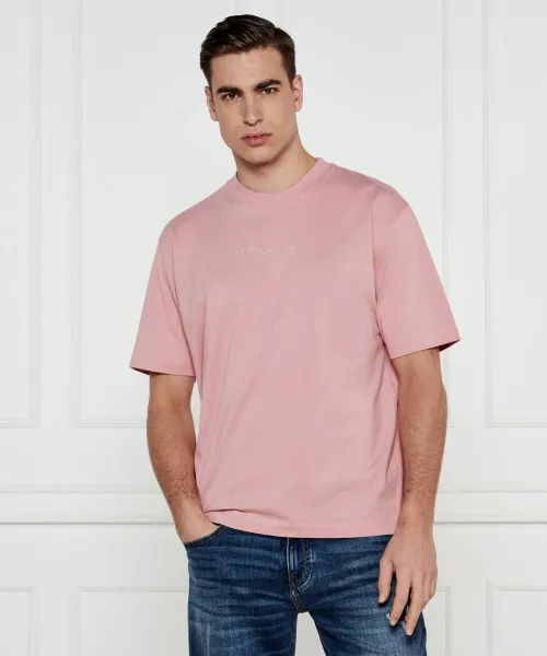 

Футболка Oversize fit Guess Jeans, розовый