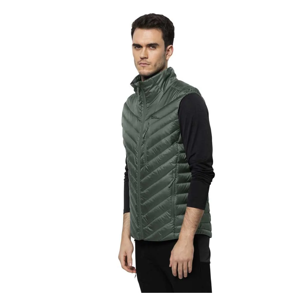 

Жилет Jack Wolfskin Passamani Down, зеленый/серый