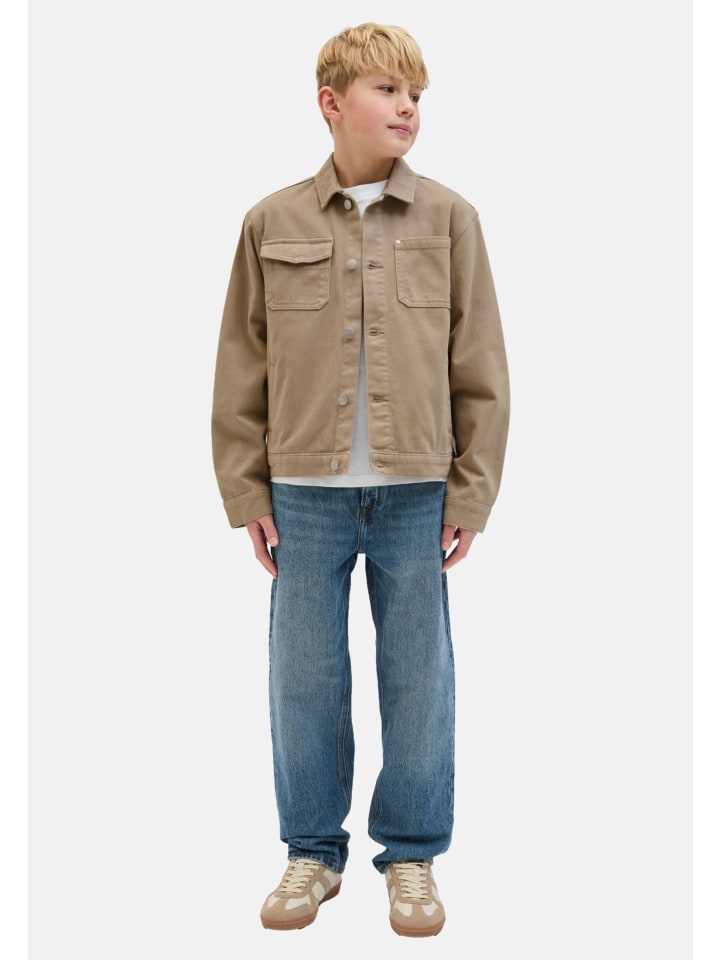 

Джинсовая куртка JACK & JONES Junior, коричневый