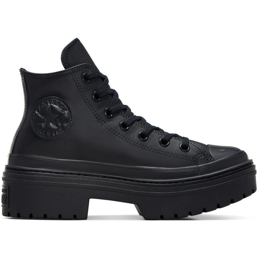 Кроссовки Converse Chuck Taylor All Star с рифленым каблуком, черные, женские
