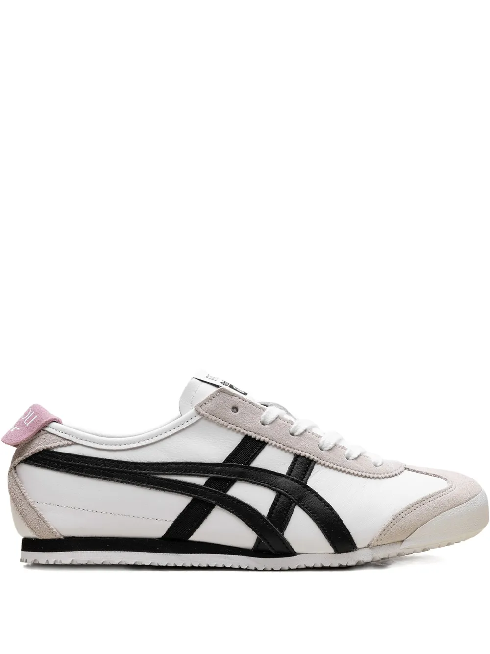 

Кроссовки Mexico 66 White Black Pink из коллаборации с Patou Onitsuka Tiger, белый