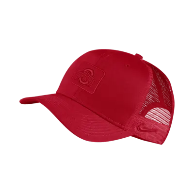 

Бейсболка Nike College Classic99 (Ohio State) Adjustable Trucker Cap, красный