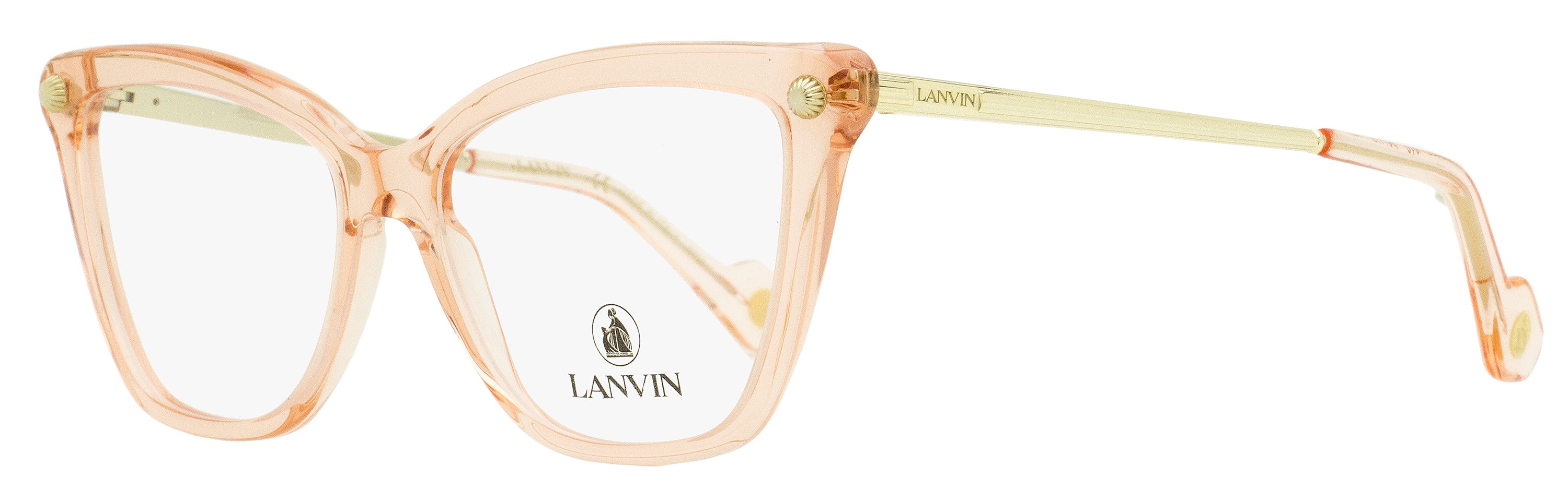 

Женские очки-бабочки Lanvin LNV2622 610 розовые/золотые 54 мм