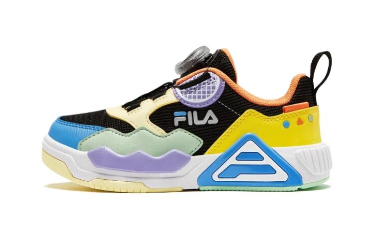FILA Детские кроссовки для скейтбординга PS, Black/wax yellow