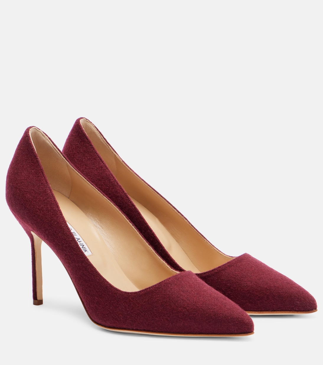 BB 90 шерстяные лоферы Manolo Blahnik, 6034 Dred