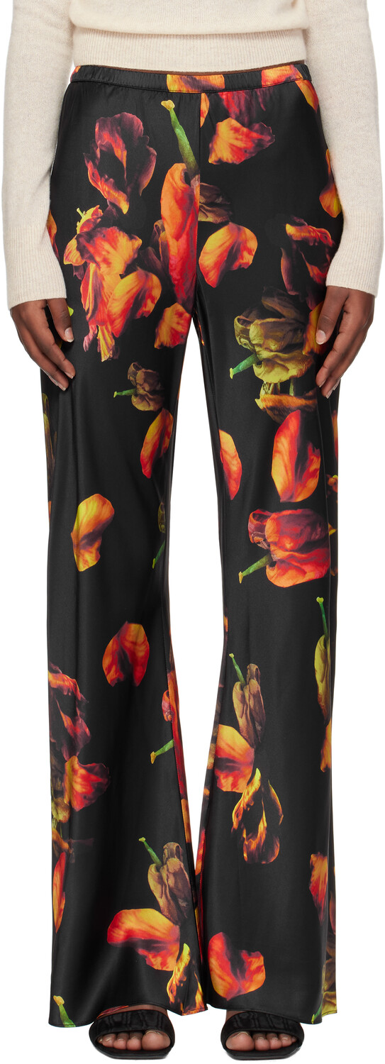 

Разноцветные брюки для отдыха по косой Silk Laundry