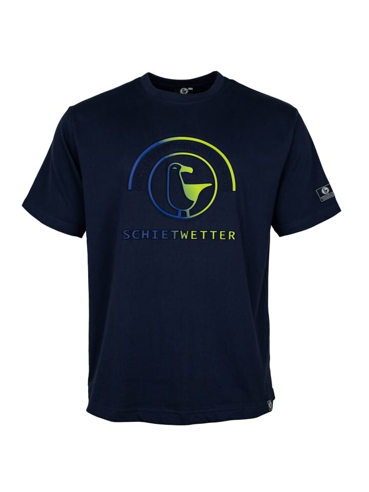 

Футболка SCHIETWETTER T-Shirt Dirk, Rundhals, Shirt,, темно-синий