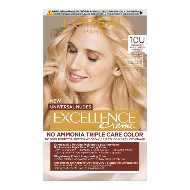 

L'Oreal Excellence Creme Универсальная краска для волос Nudes L'oreal Paris, цвет 10u