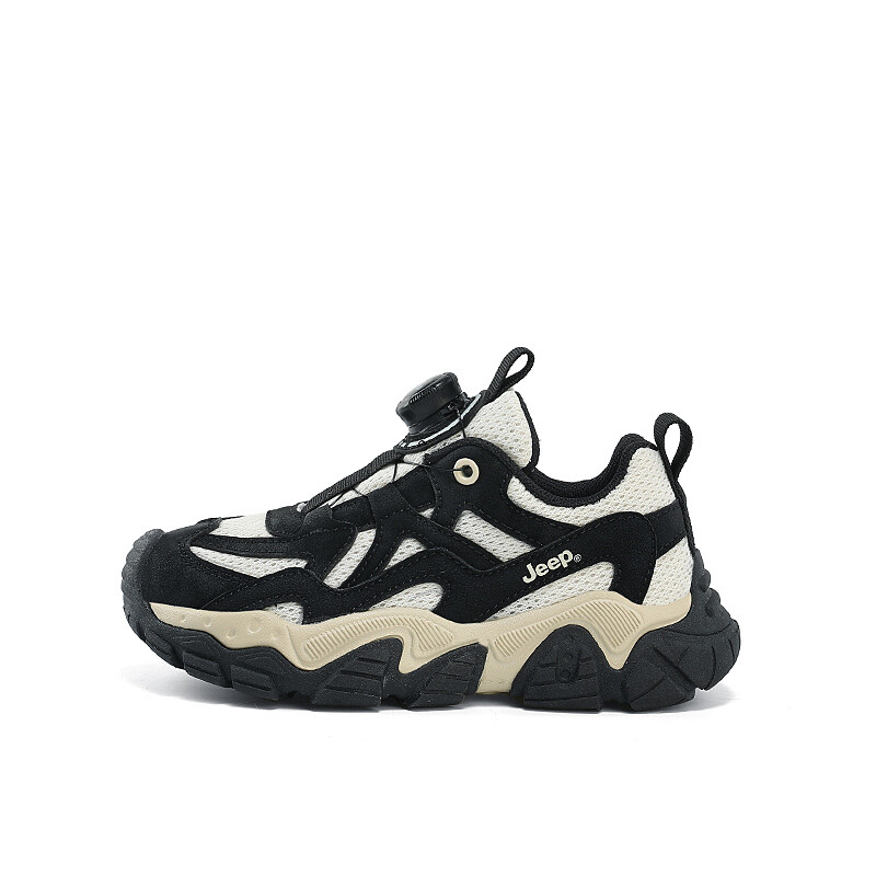 

Кроссовки Jeep Kids Lifestyle Shoes Kids Low-top Beige, черный/бежевый