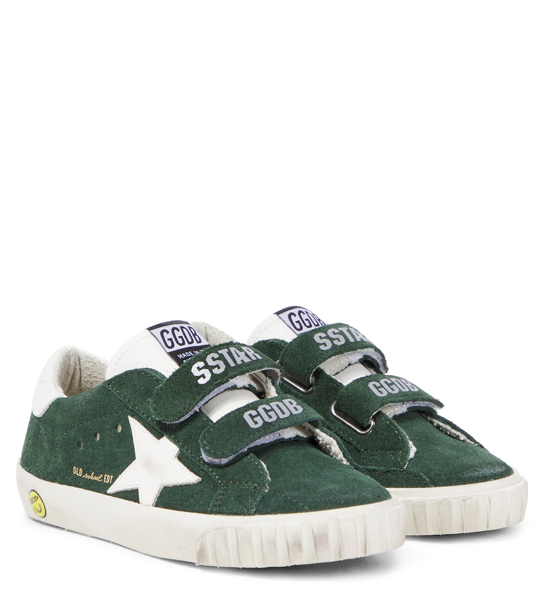

Старые добрые замшевые кроссовки Golden Goose Kids, Dark Green /White