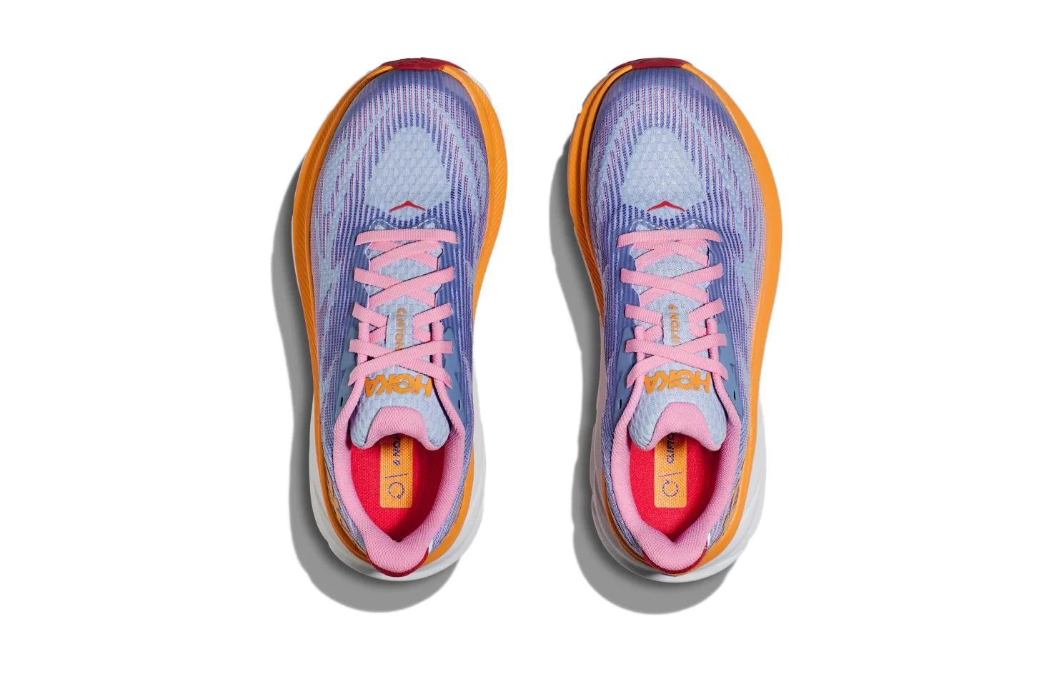 Кроссовки Clifton 9 Kids" для бега для детей Hoka One One, цвет Peony purple — фото 4