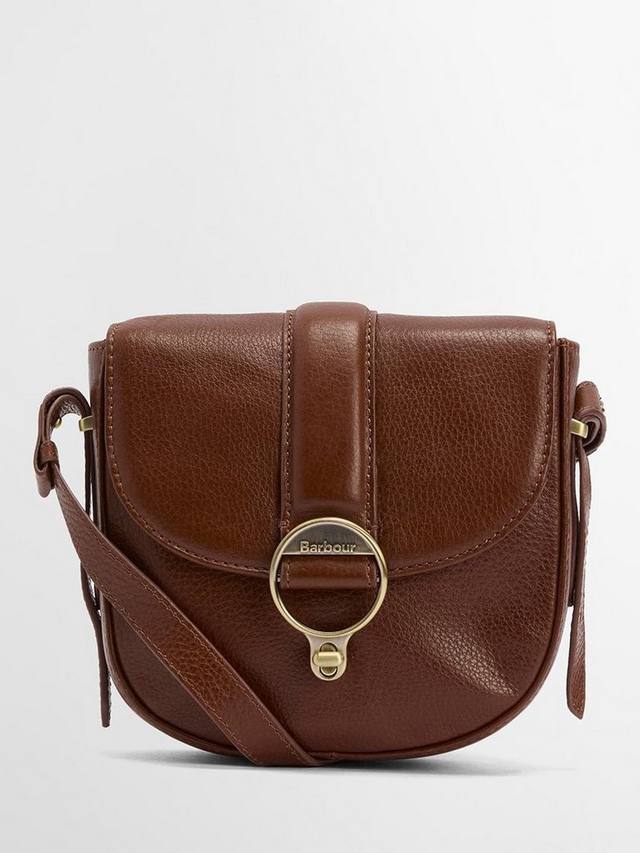 

Кожаный кроссбоди седло от Elm Barbour, Brown