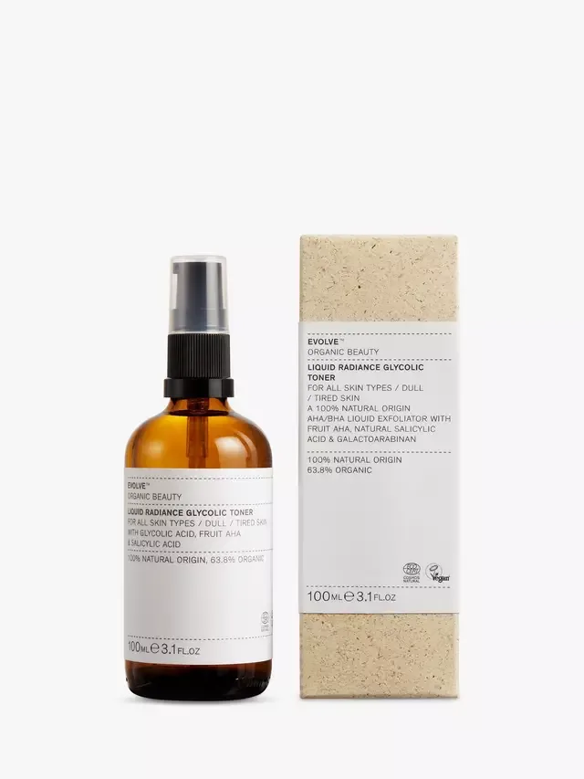 Тоник Evolve Organic Beauty — Жидкий Liquid Radiance с гликолевой кислотой, 100 мл — фото 2