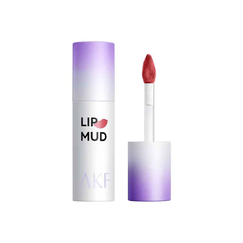 

Бальзам для губ Lip Mud в обновленной упаковке, матовый, легко растушевывается, устойчив к смазыванию, создает эффект нюдового макияжа AKF, M32 Hu Tao Burnt Wood