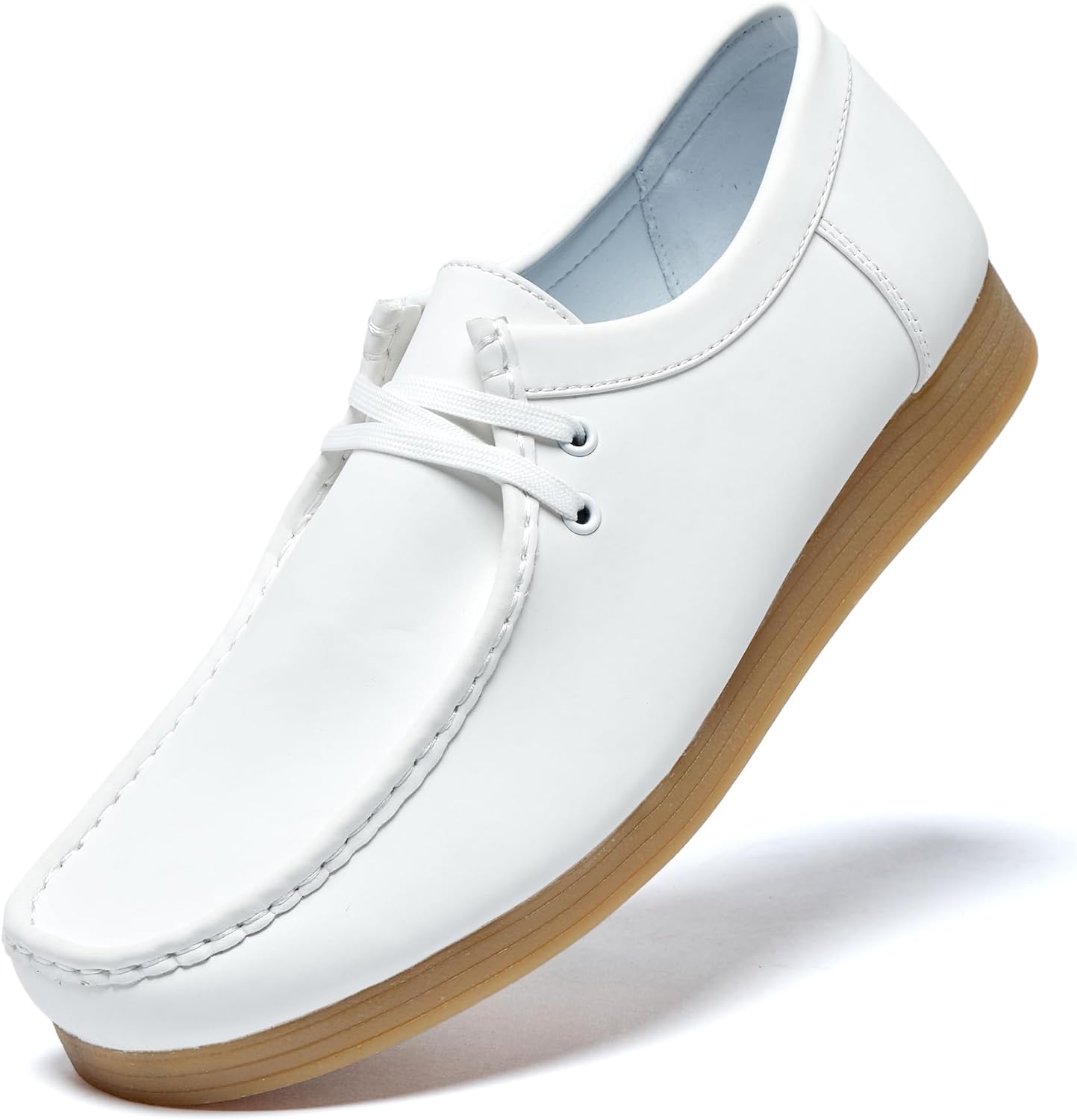 

Мужские лоферы Низкие Удобные Дышащие Повседневные Ботинки для Ходьбы Минималистичный Стиль Легкие Нескользящие Классические Бизнес Оксфорды Гольф Кроссовки Ksyvucrd, белый