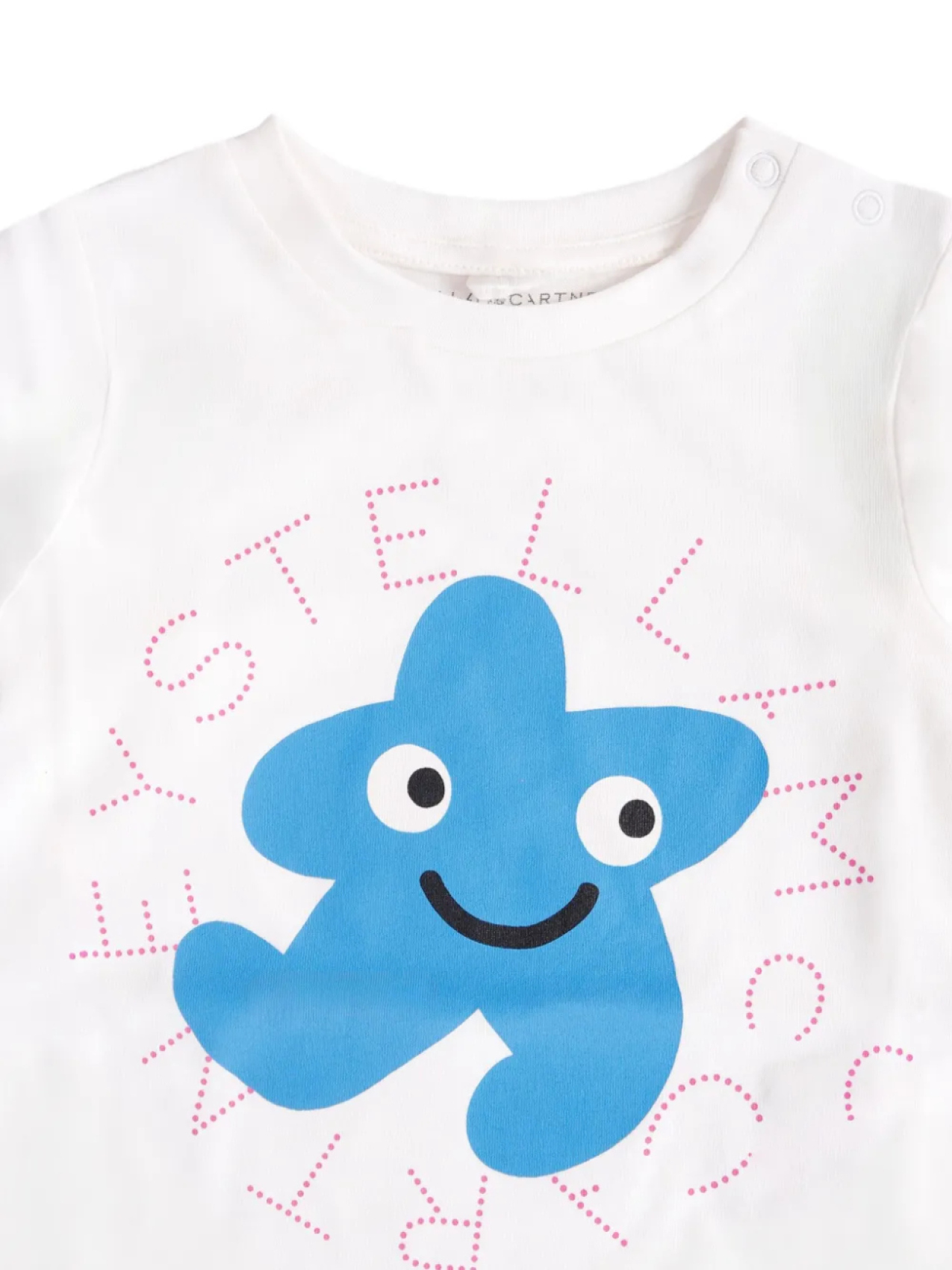 Футболка с длинными рукавами с мультяшным персонажем Stella McCartney Kids, белый — фото 3