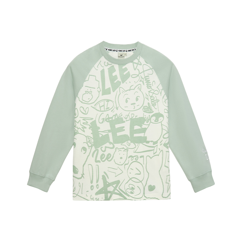 

Футболка для младших школьников Lee, светло-зеленый