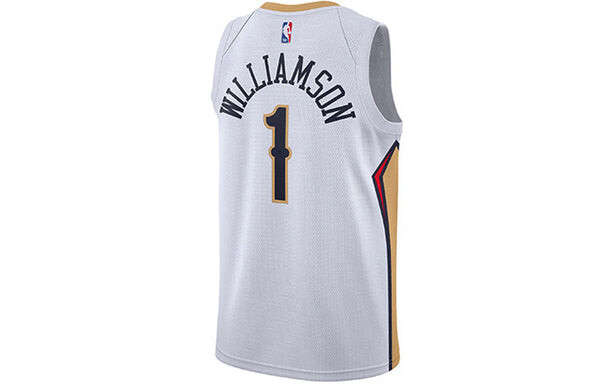 Майка Nike NBA new orleans pelicans limited 1 SW Fan Edition Basketball Jersey White, белый — фото 2