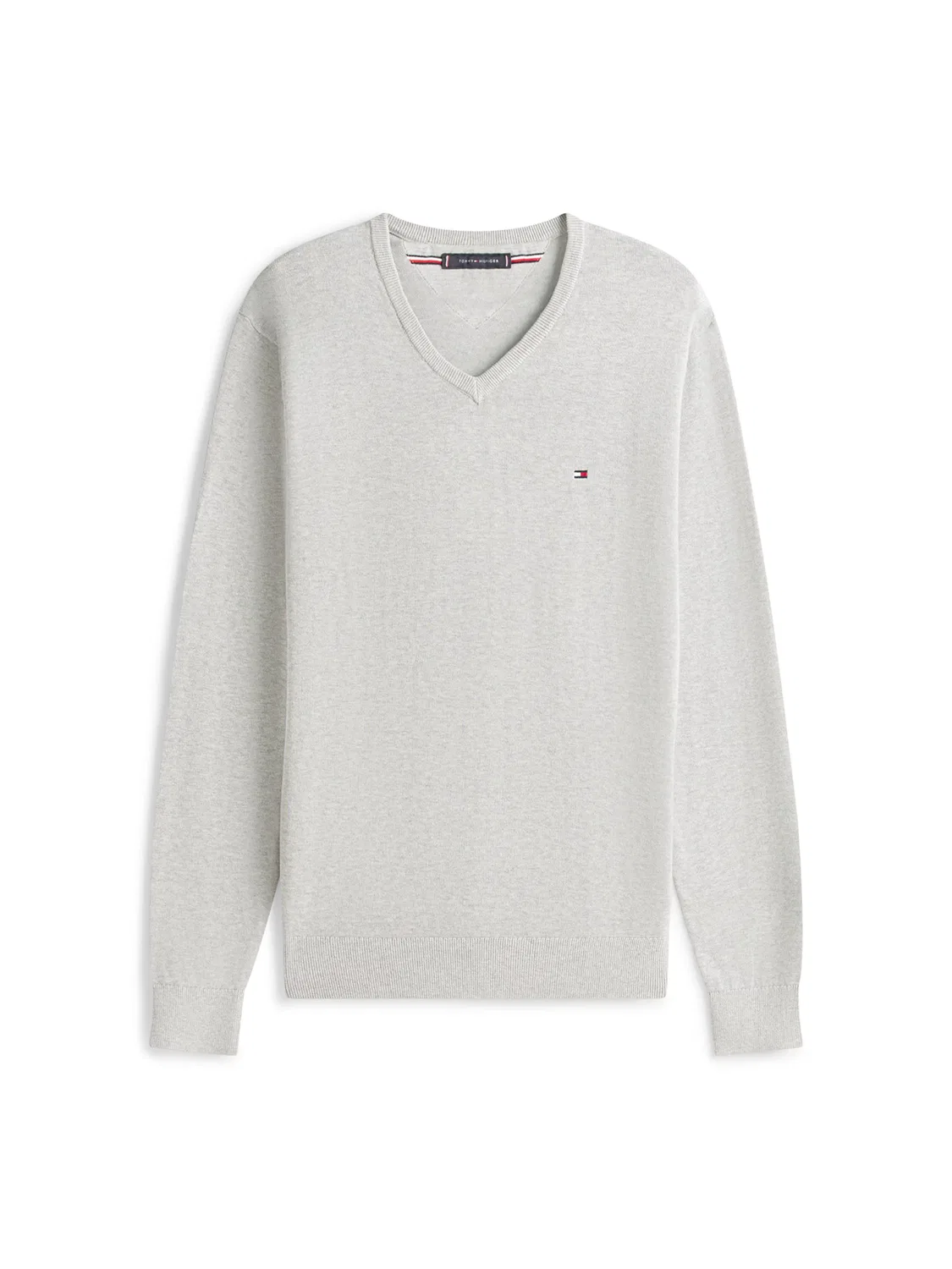 Свитер Tommy Hilfiger ESSENTIAL светло-серого цвета