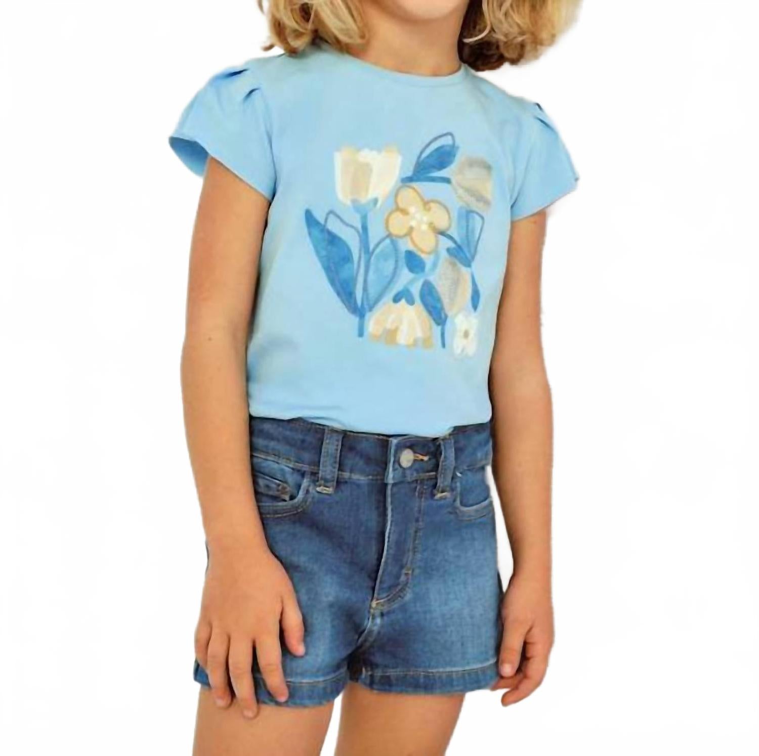 

Простые джинсовые шорты средней плотности Mayoral, medium wash