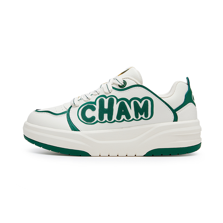 

Champion Кроссовки для скейтбординга School Team Shoes 2.0, низкие, мужские, молочно-белые/зеленые