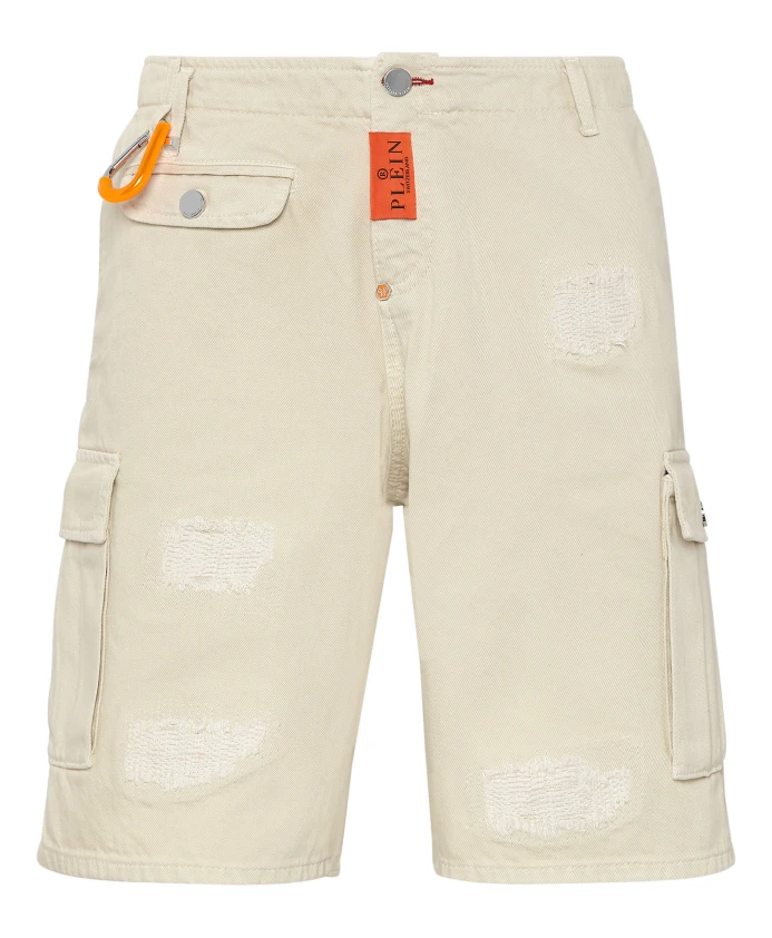 

Шорты-Карго Philipp Plein, бежевый