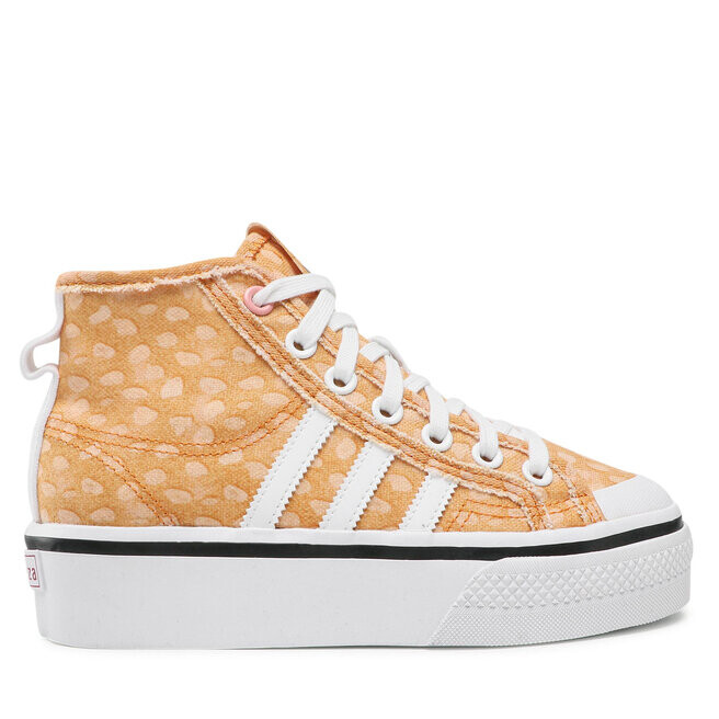 Кроссовки adidas Disney Nizza Platform Mid GZ1657 Ftwwht/Legbur/Owhite, оранжевый