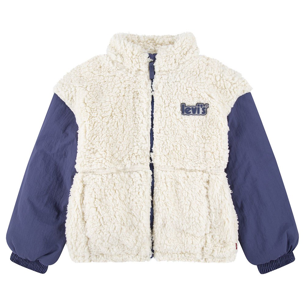 

Куртка Levi´s Boxy Fit Sherpa Teen, бежевый