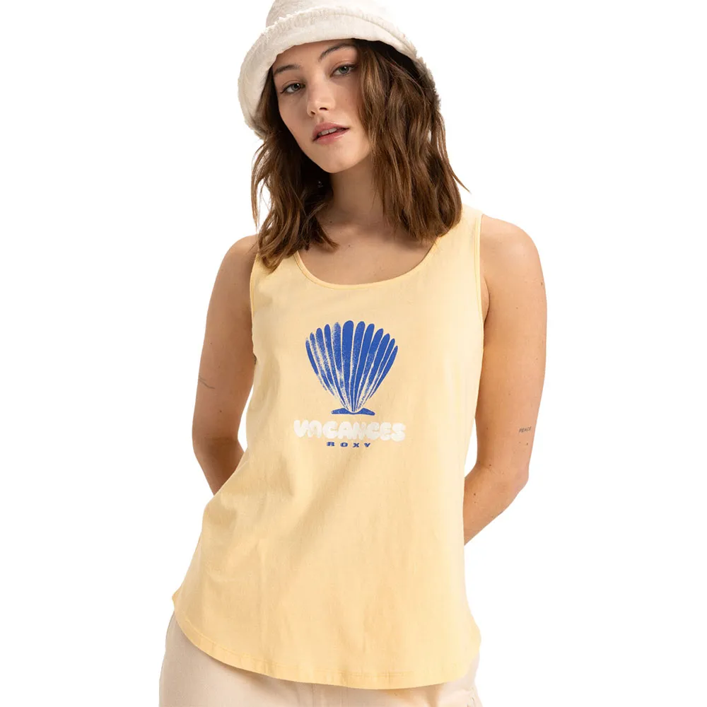 

Футболка без рукавов Roxy Surfclassic Organic, желтый