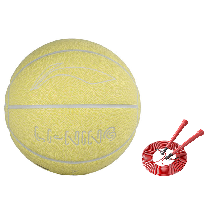

LINING Badfive PU баскетбольный мяч yellow размер 7 glow in the dark тренировочный unisex