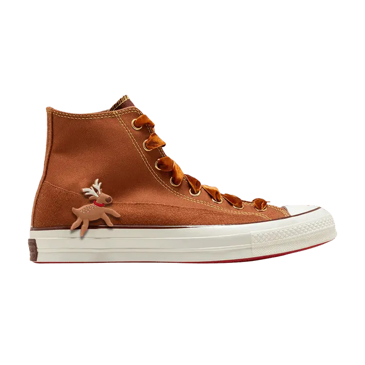 

Кроссовки Converse Chuck 70 High 'Christmas Pack - Reindeer', коричневый