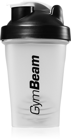 

Спортивный шейкер GymBeam Blend Bottle, Transparent & Black 400 ml