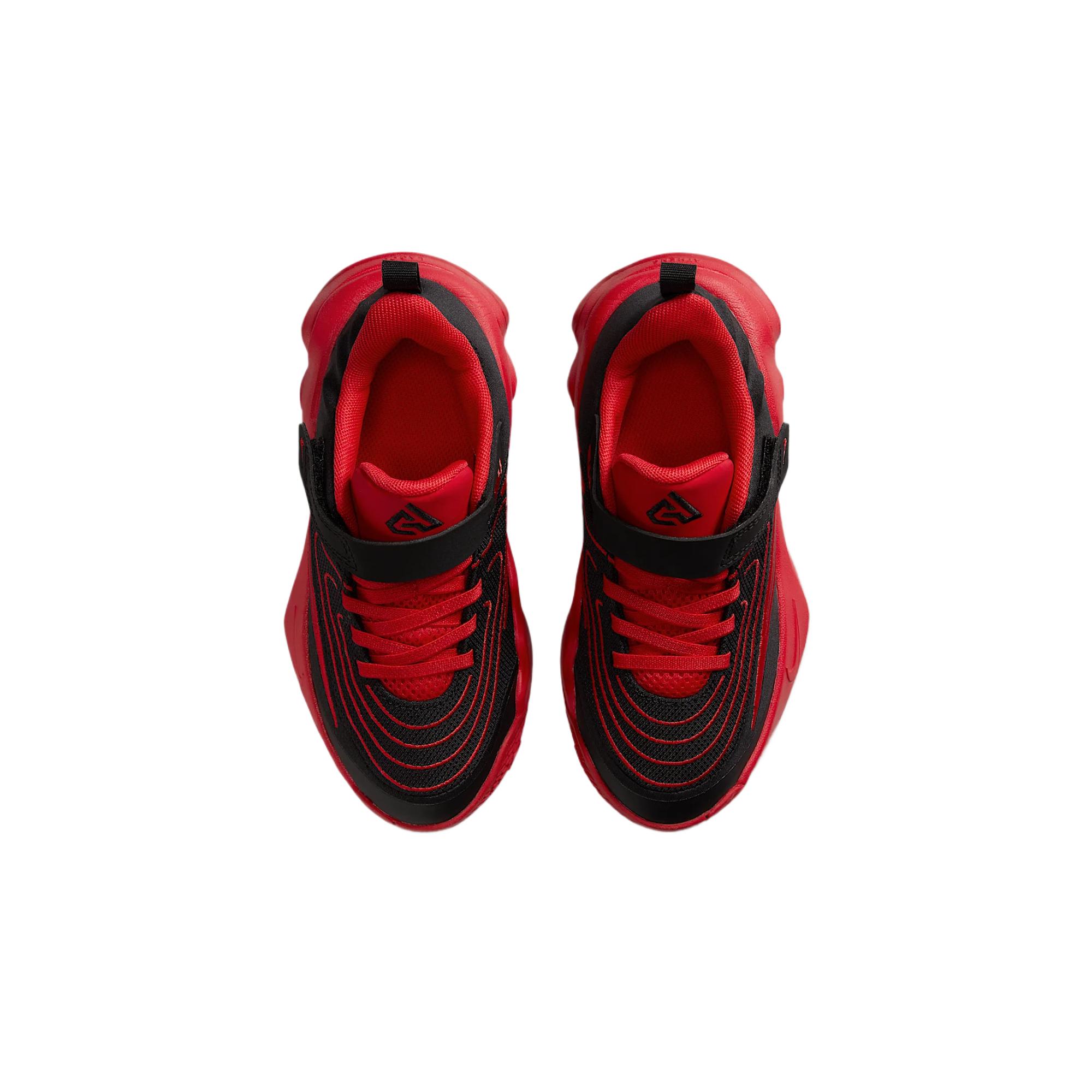 Детские кроссовки Giannis Immortality 4 для детей от 3 до 7 лет Nike, черный/красный — фото 4