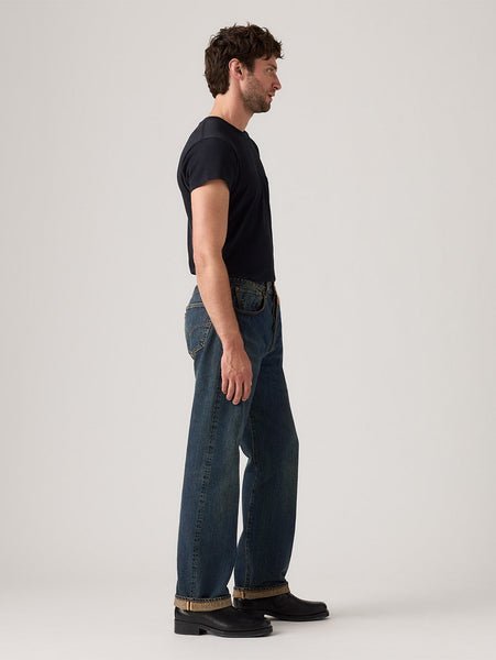 Винтажные джинсы LEVI'S 1955 года, модель 501 ORIGINAL, цвет индиго, размер Medium Levi's, Medium Indigo - Worn In — фото 2