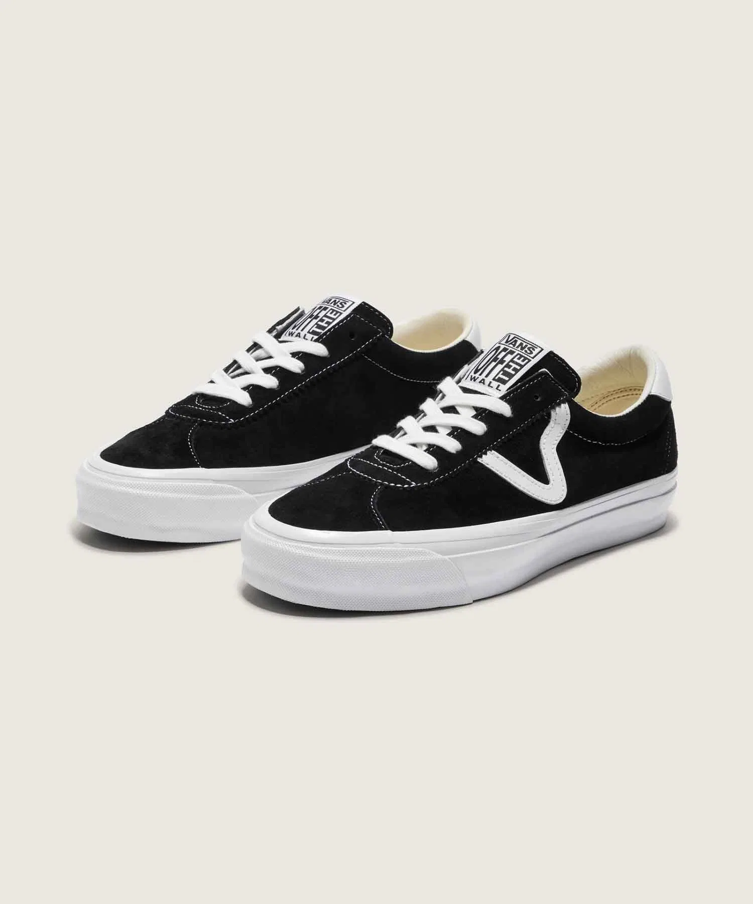 Унисекс кроссовки VANS PREMIUM из натуральной кожи чёрно-белые — фото 2