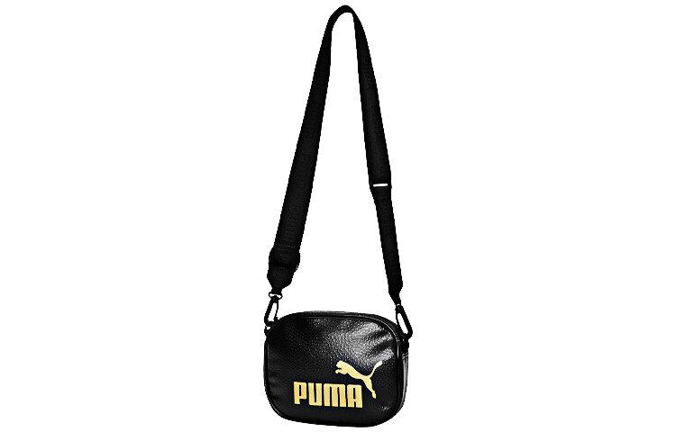 

Сумка через плечо унисекс Puma, Pure black black gold