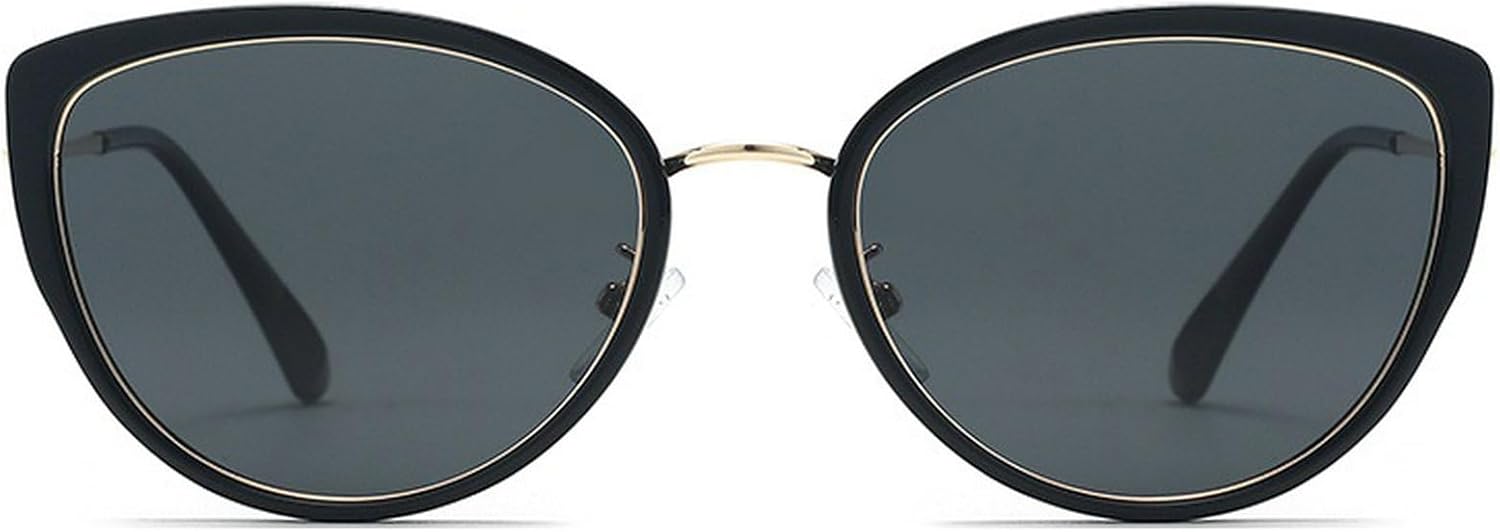 

Популярные модные солнцезащитные очки «кошачий глаз» для женщин, ретро-солнцезащитные очки с градиентным переходом, солнцезащитные очки UV400 для мужчин, трендовые солнцезащитные очки mincl, Black