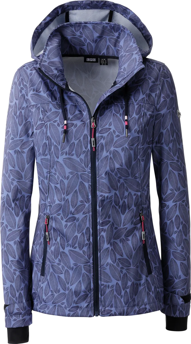 

DEPROC Active куртка из софтшелла "SHELBY PEAK XV WOMEN", со съемным капюшоном, фиолетовый
