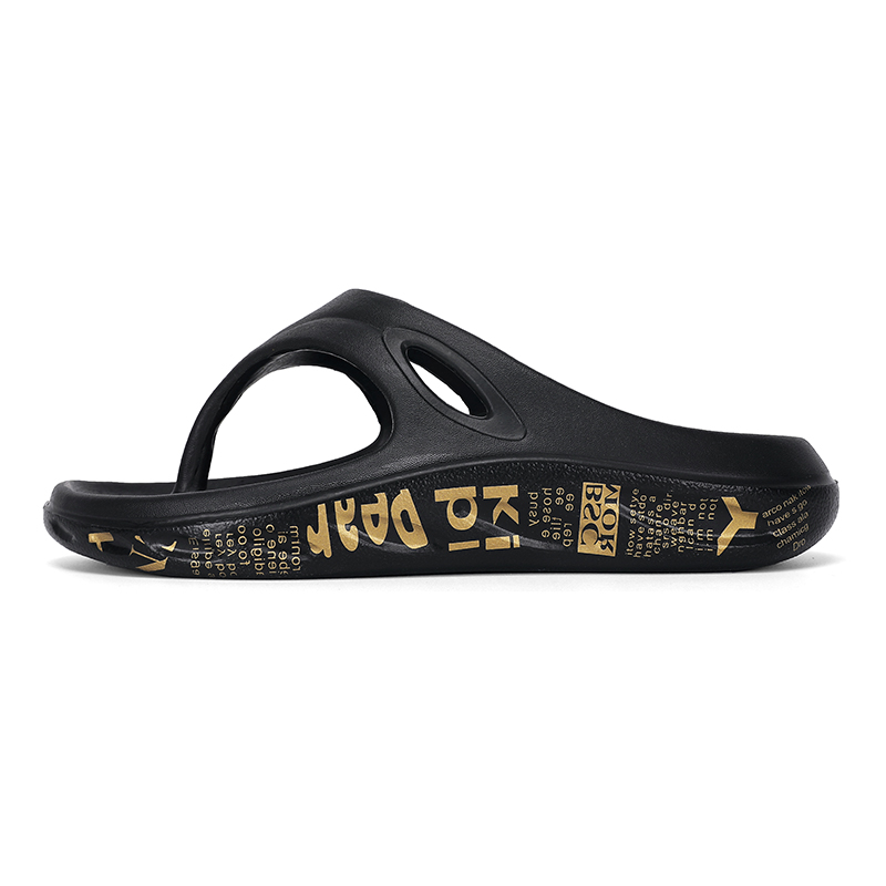 

Износостойкие противоскользящие шлепанцы мужские LONGYING, Black