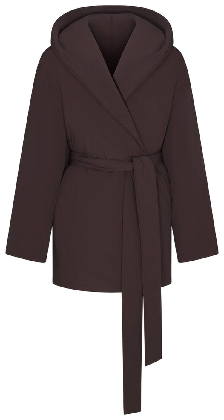 

Пальто-накидка NikeSKIMS из тканого нейлона, модель «Феникс», коричневый