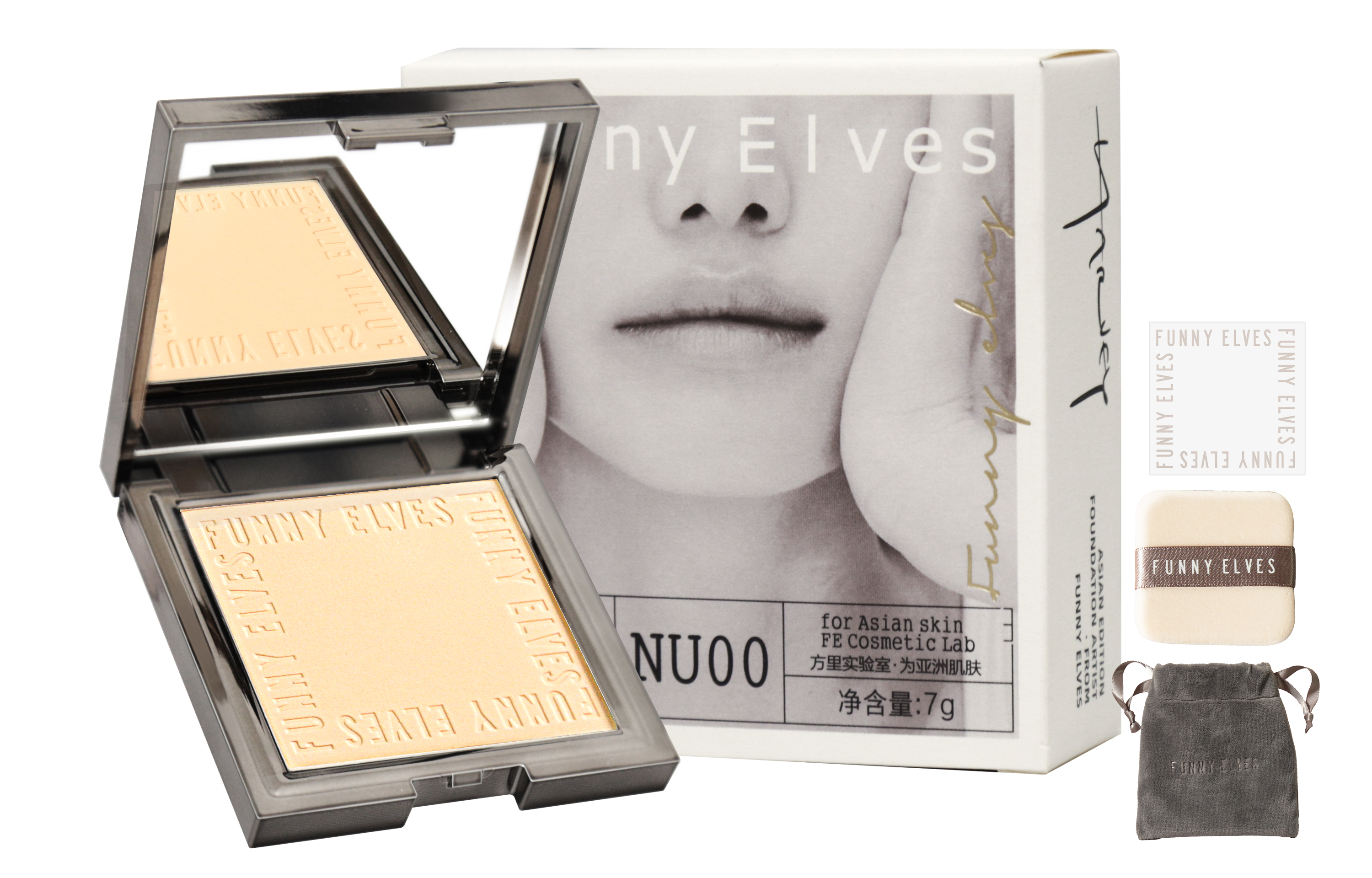 

Soft Focus Honey пудра для контроля жирного блеска с долговременным осветляющим эффектом и маскировкой тона кожи, 7г FUNNY ELVES