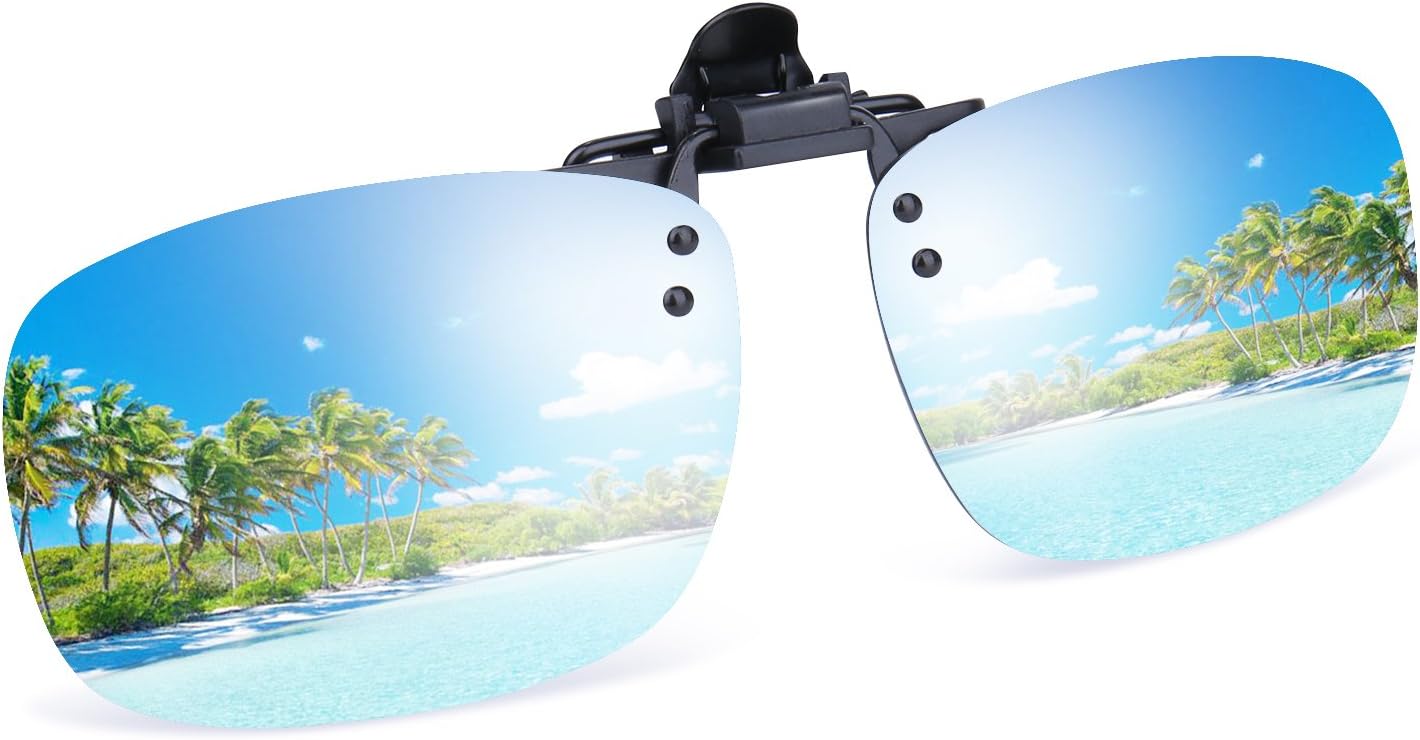 

Универсальные поляризованные солнцезащитные очки с откидными линзами, пластиковые линзы, спортивные очки для вождения, рыбалки, велоспорта и активного отдыха Besgoods, Silver Mirror