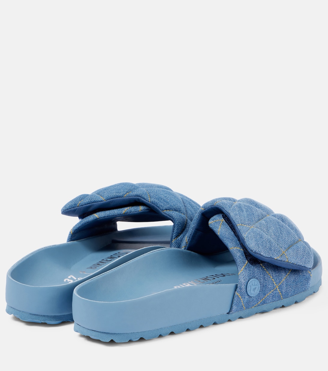 Стеганые джинсовые шлепанцы Sylt Birkenstock 1774, Faded Denim — фото 2